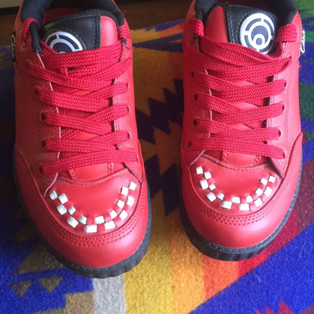 Vintage RARE Osiris “Ali” EUC red leather men’s 5